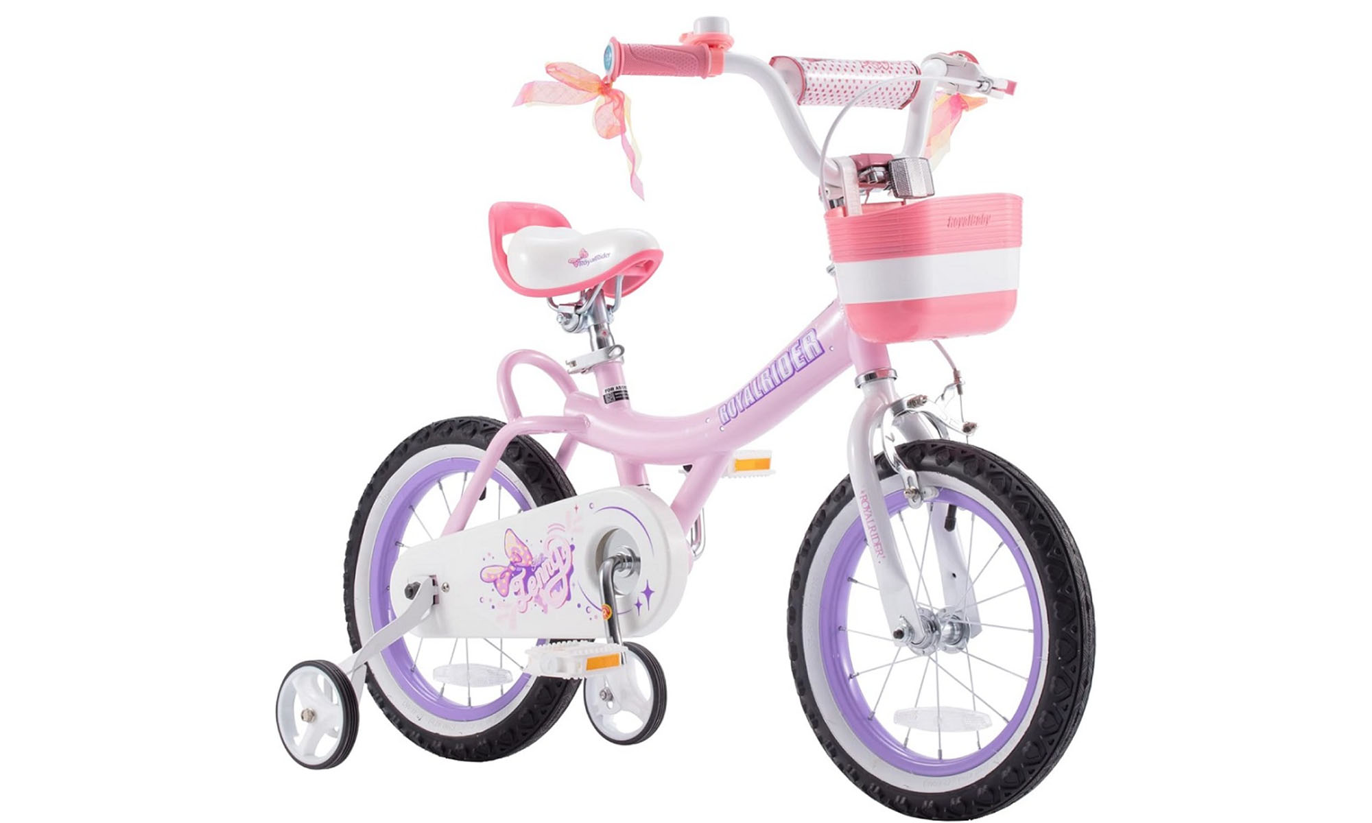 Велосипед RoyalBaby Jenny 14", OFFICIAL UA, рожевий 11