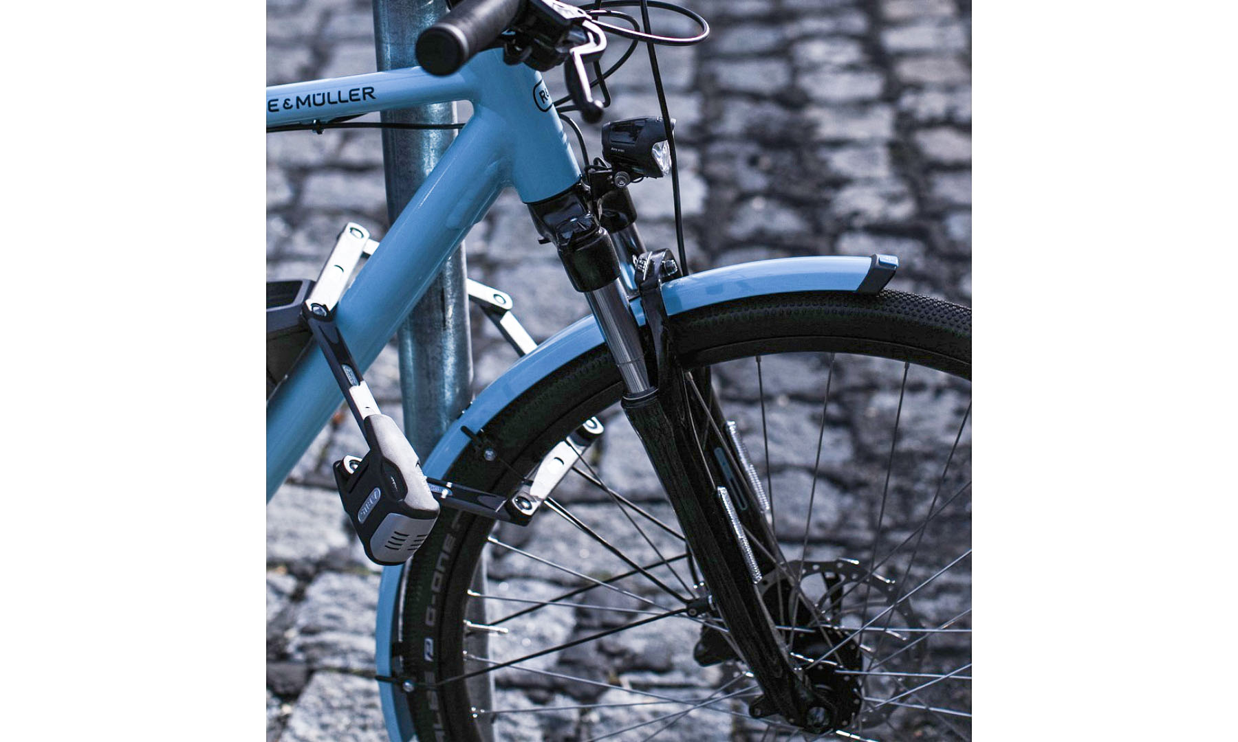 Замок сегментний ABUS 6000KA/90 Bordo Alarm чорний + кріплення SH 3