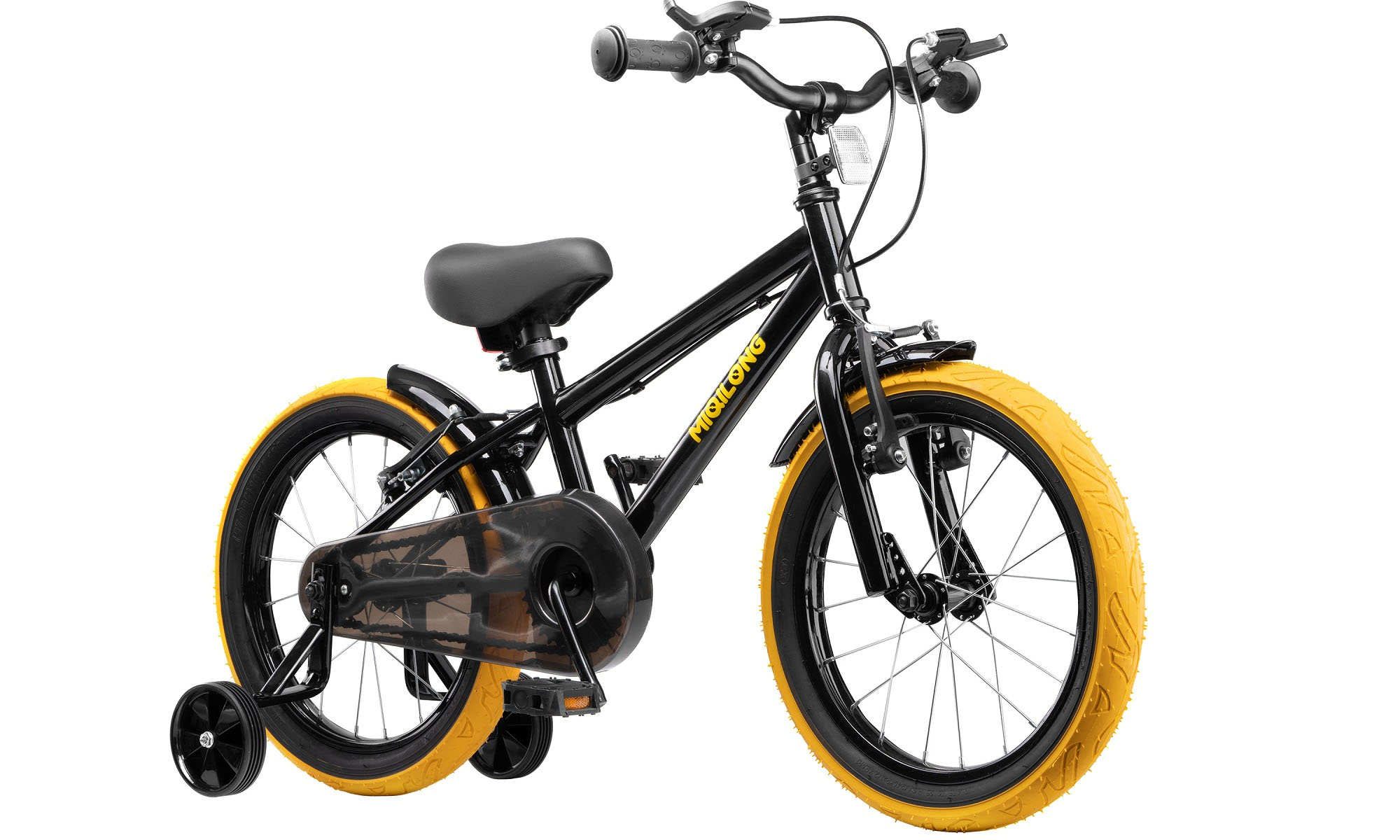 Детский велосипед Miqilong ST 16", One size, 2025, черный 