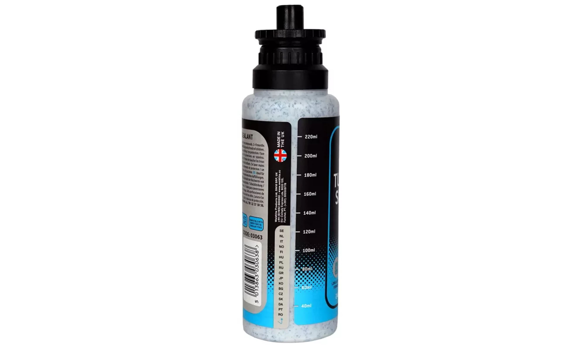Герметик Weldtite 03063 TUBELESS SEALANT with Rubber Shred, для бескамерных шин, 240мл 3