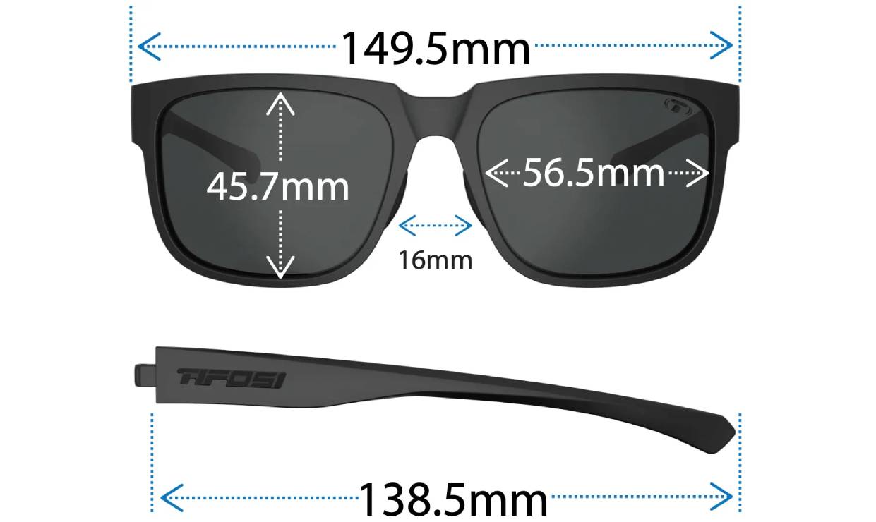 Очки Tifosi Shumo Crystal Smoke, линзы Cobalt Blue Mirror (13%) 5