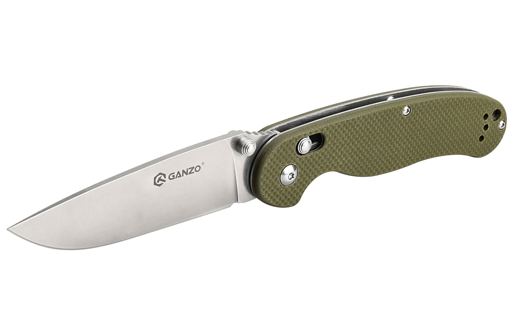 Нож складной Ganzo D727M-GR зеленый (D2 сталь) 4 Нож складной Ganzo D727M-GR зеленый (D2 сталь) 4