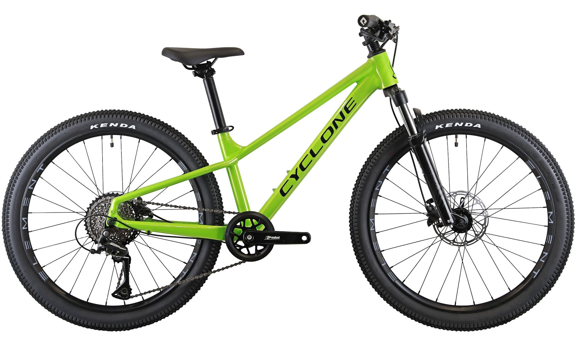 Велосипед CYCLONE DREAM 24", размер XXS, рама 12", год 2026, зеленый 