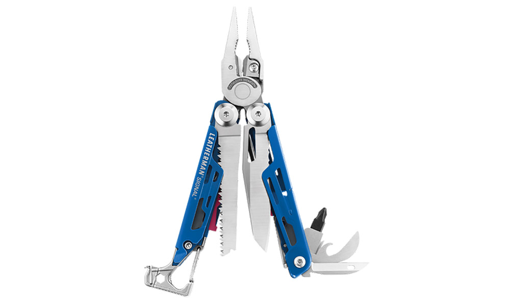 Фотографія Мультинструмент LEATHERMAN SIGNAL COBALT, синтетичний чохол, картонна коробка 