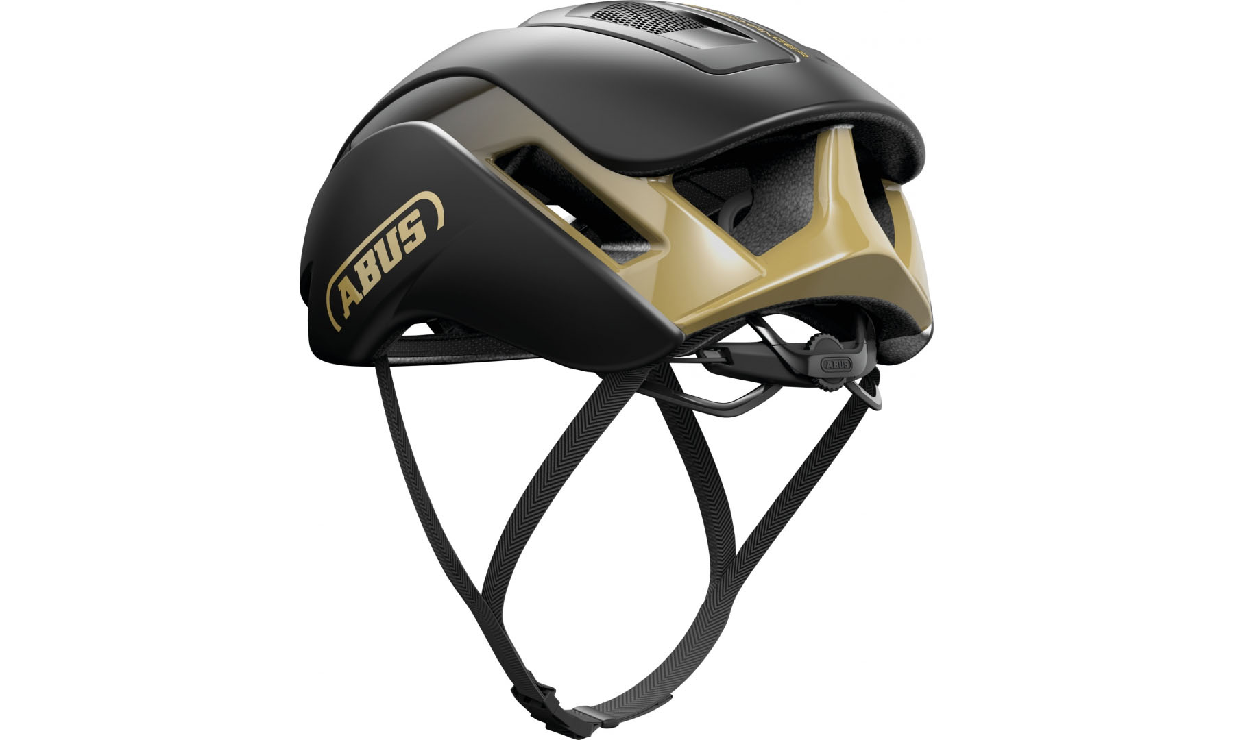 Велошлем спортивный ABUS GAMECHANGER 2.0 black gold, размер M (54-58 см), черно-золотистый 3