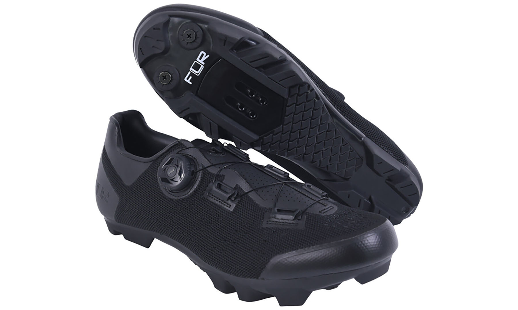 Взуття для велосипедів MTB FLR F-70 в'язаний чорний, розмір 40 3