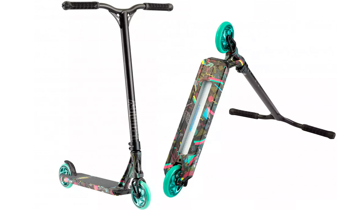 Трюковой самокат Blunt Prodigy S8 Серо-желтый 2 Трюковой самокат Blunt Prodigy S8 Серо-желтый 2