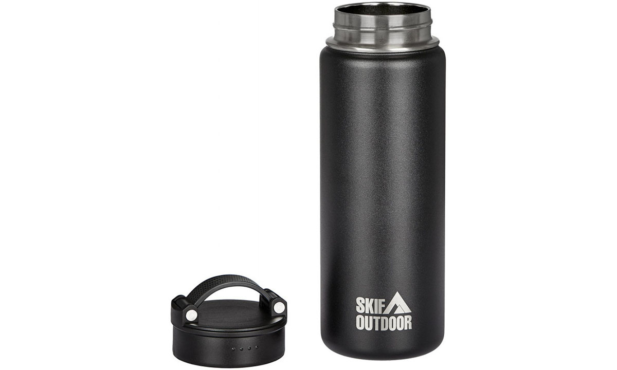 Крышка для термоса Skif Outdoor Sporty черная 2 Крышка для термоса Skif Outdoor Sporty черная 2