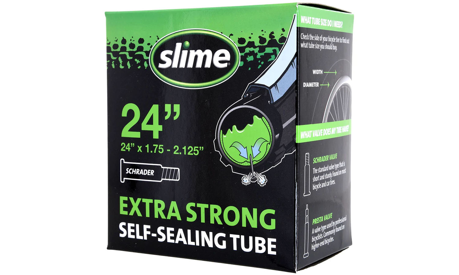 Фотография Камера Slime Smart Tube 24" x 1.75 - 2.125" AV c герметиком 