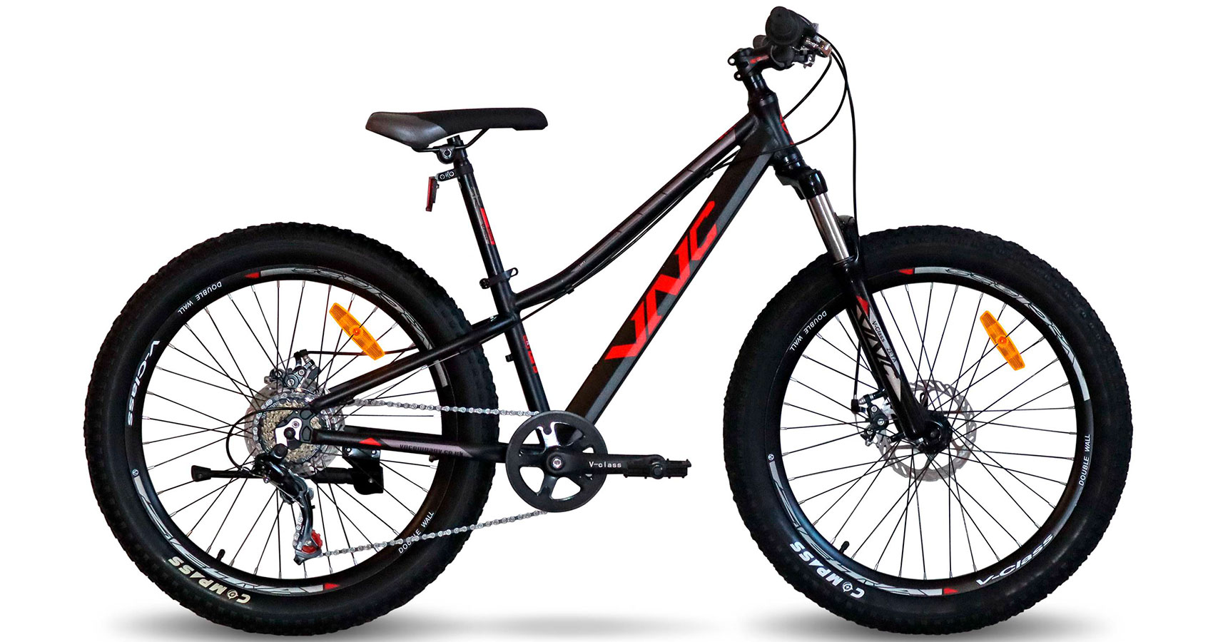 Велосипед VNC Blaster FS 24" 2022 черно-красный