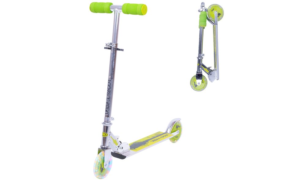 Самокат WORKER Racer Urban Boy с освещенными колесами Самокат WORKER Racer Urban Boy с освещенными колесами