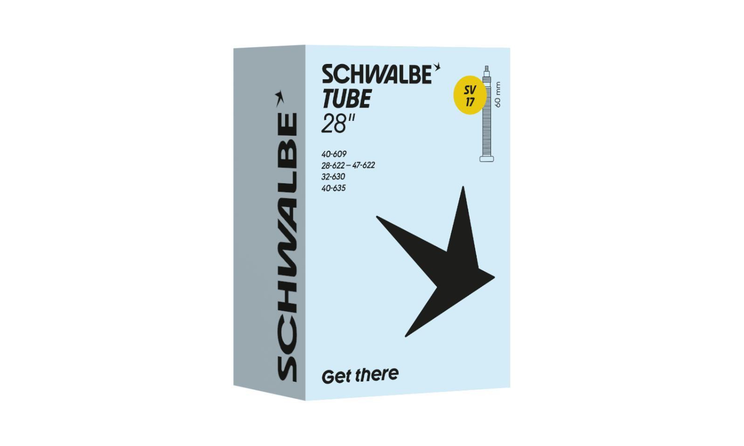Камера Schwalbe SV 17 Standard 28" (28/47-622/635) 60мм 