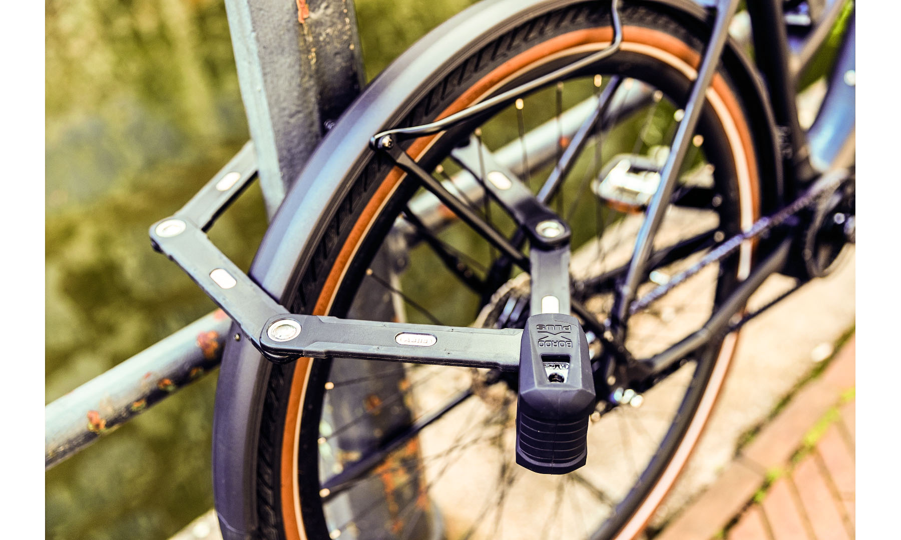 Замок сегментний ABUS 6500K/120 Bordo Granit XPlus Big чорний + кріплення SH 2