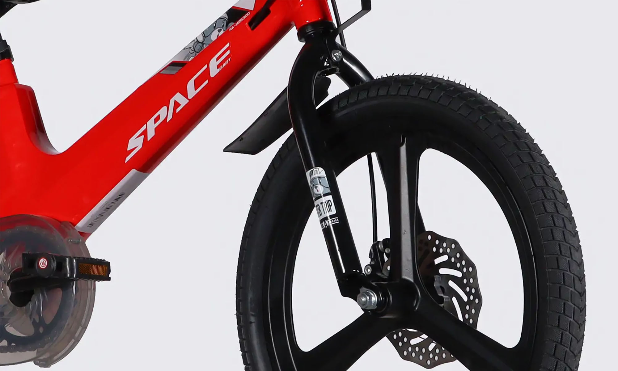 Велосипед SPACE KID MOON DD 18", размер XXS, рама-10,6", год 2026, красный 3