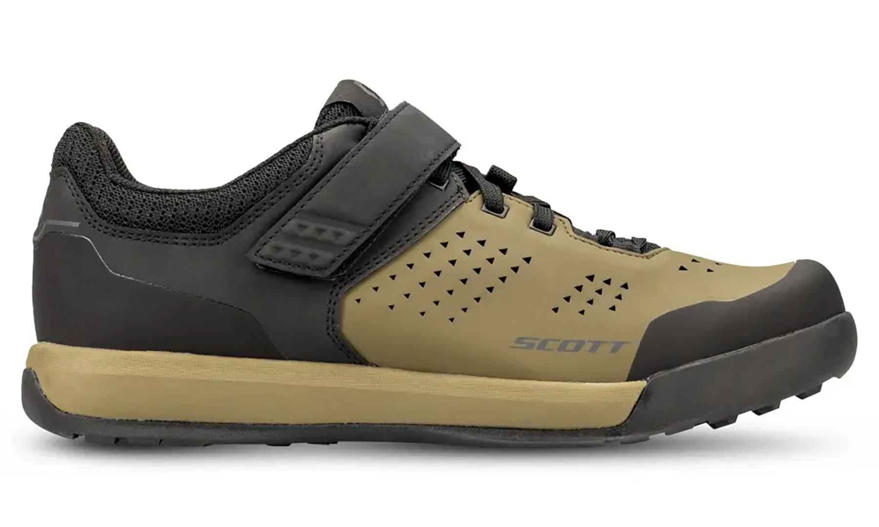 Фотография Велотуфли SCOTT MTB SHR-ALP LACE STRAP черный/желто-зеленый, размер 44 (296562) 6