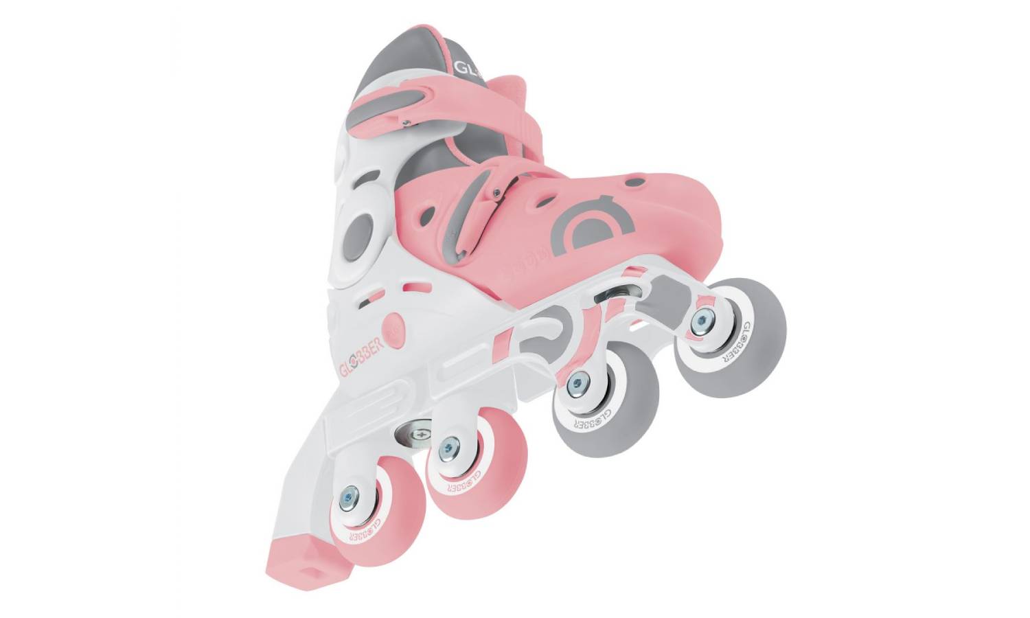 Роликовые коньки GLOBBER 2в1 пастельно-розовые размер 26-29 4