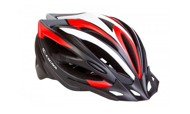 Фотография Шлем велосипедный CIGNA WT-068, размер L (58-61 см) черно-красный