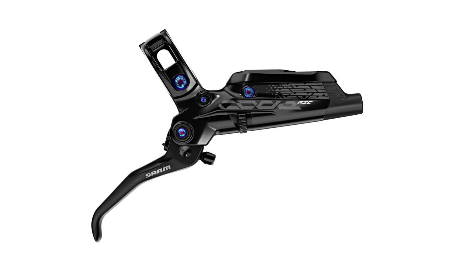 Тормоз дисковый SRAM Code RSC Aluminum Lever, Rainbow Hardware, Black Rear 1800mm Hose 2