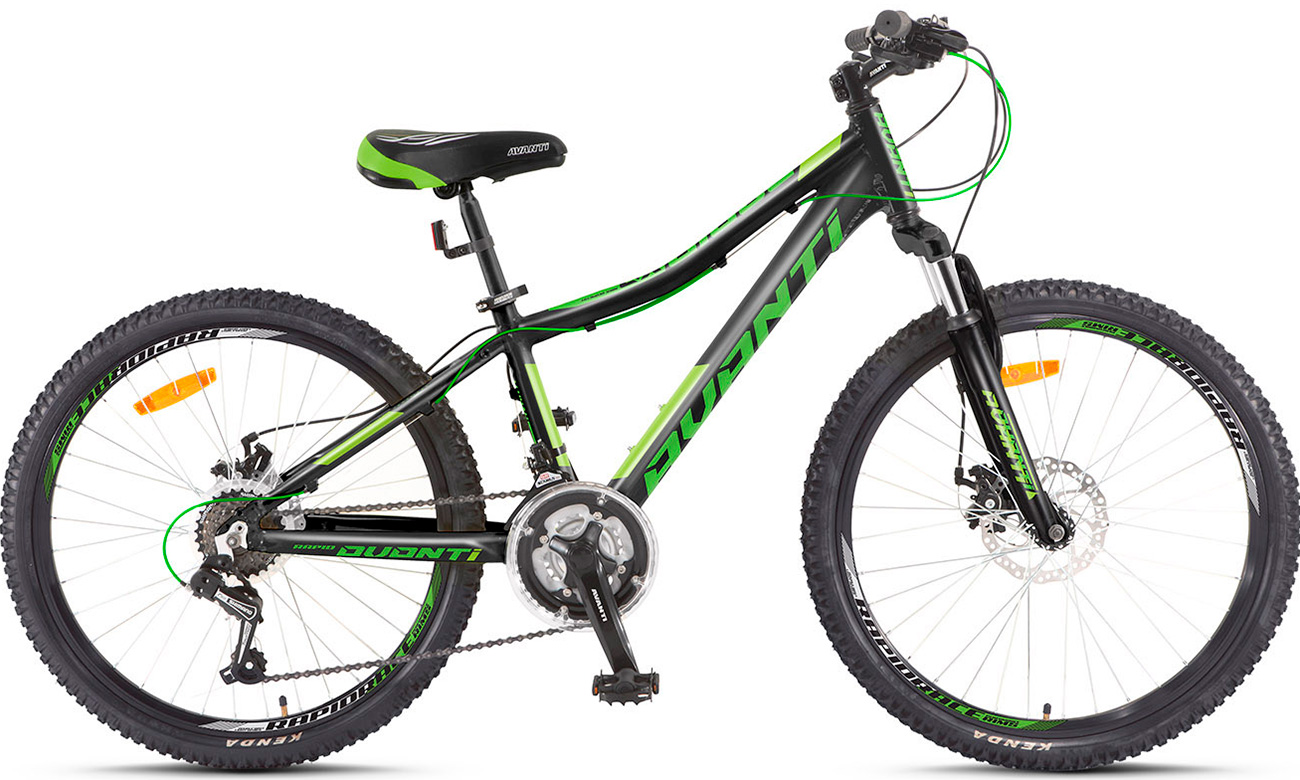 Фотография Велосипед Avanti RAPID DISK 24" (2020) 2020 Черно-зеленый