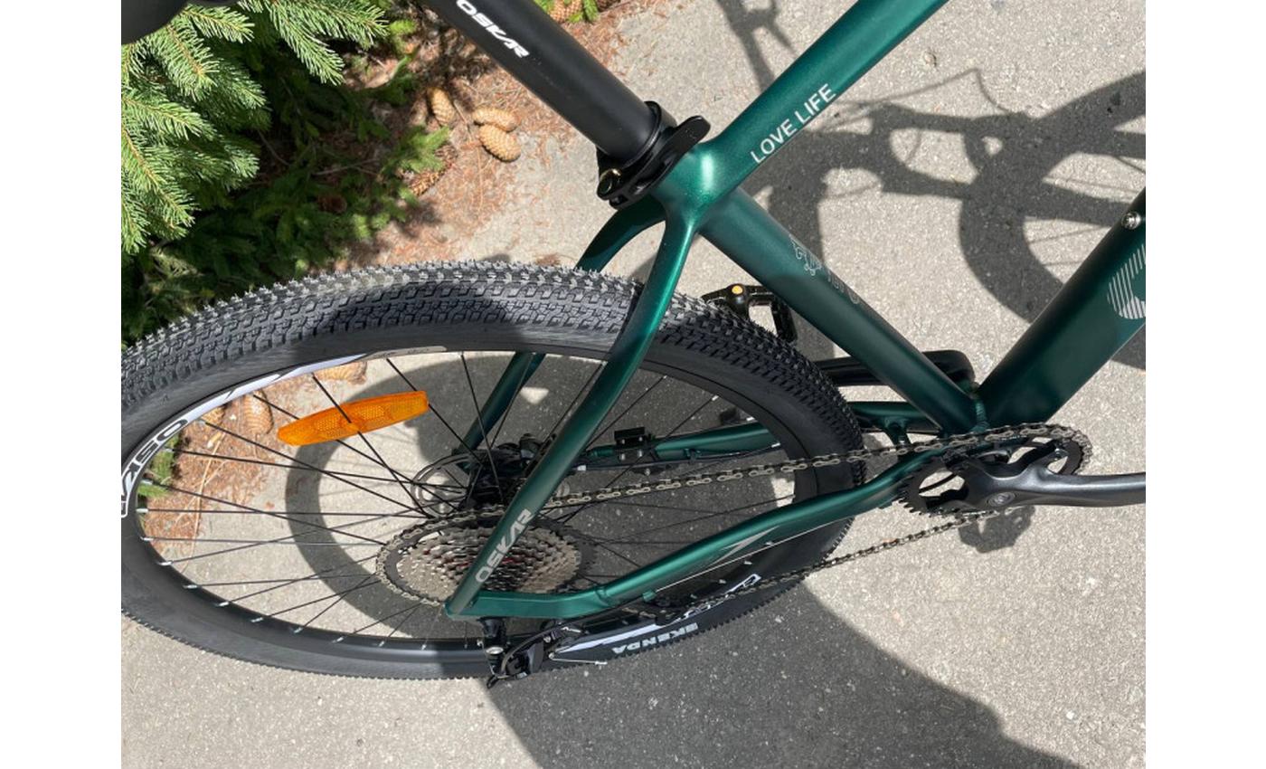 Фотографія Велосипед Oskar BLAZE 29" размер М рама 17 2024 Зеленый 3