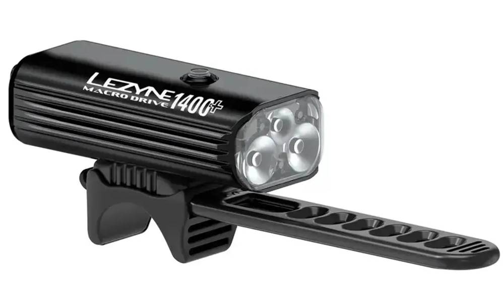 Передний свет Lezyne MACRO DRIVE 1400+ FRONT Черный матовый 1400 люменов Y17 2