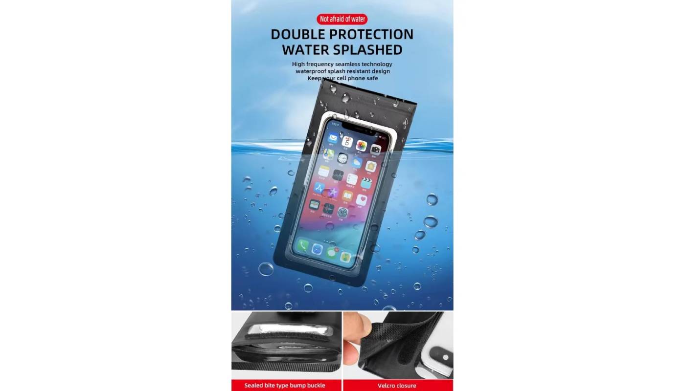 Велодержатель Widely для телефону 6- 6,5", черный 3