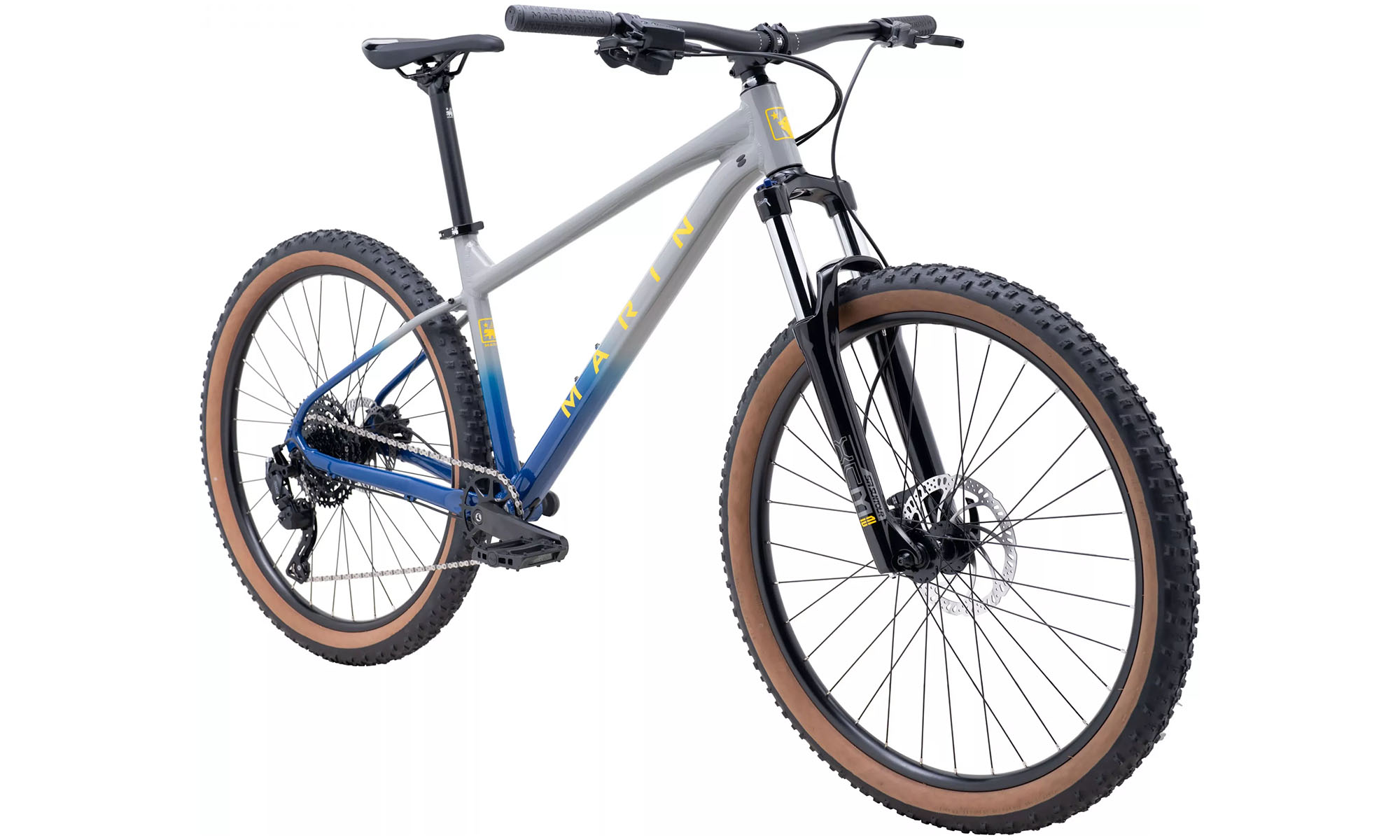 Фотография Велосипед Marin BOBCAT TRAIL 3, 27,5", рама S, 2025, серо-синий 2