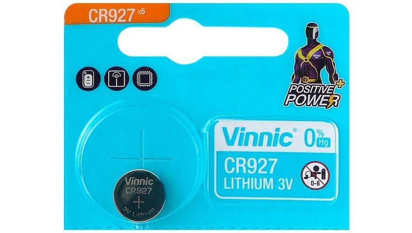 Батарейка Vinnic CR927 литиевая 