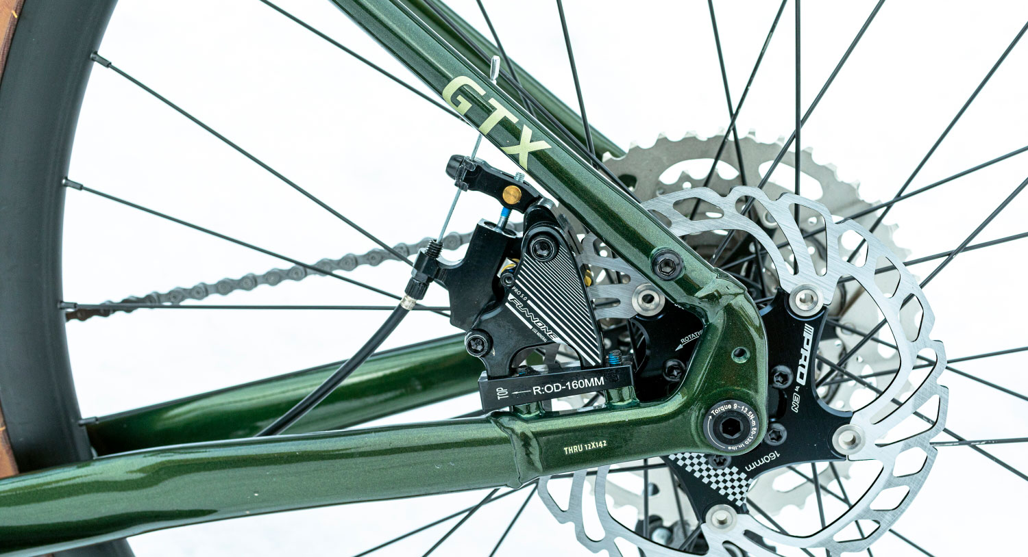 Фотографія Велосипед Cyclone GTX 28" розмір М рама 54 см 2022 Зелений 3