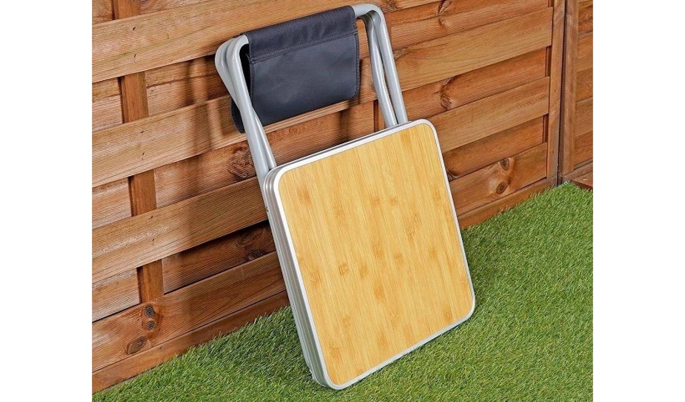 Стул-стол кемпинговый Redcliffs Bambus 2в1 43х40х48см 2