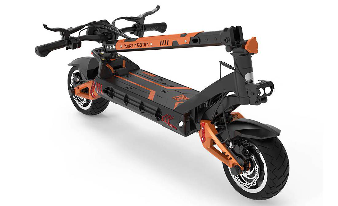 Электросамокат KUGOO KIRIN G3 PRO (1200x2 Вт; 23 Аh 52 В), черный 4