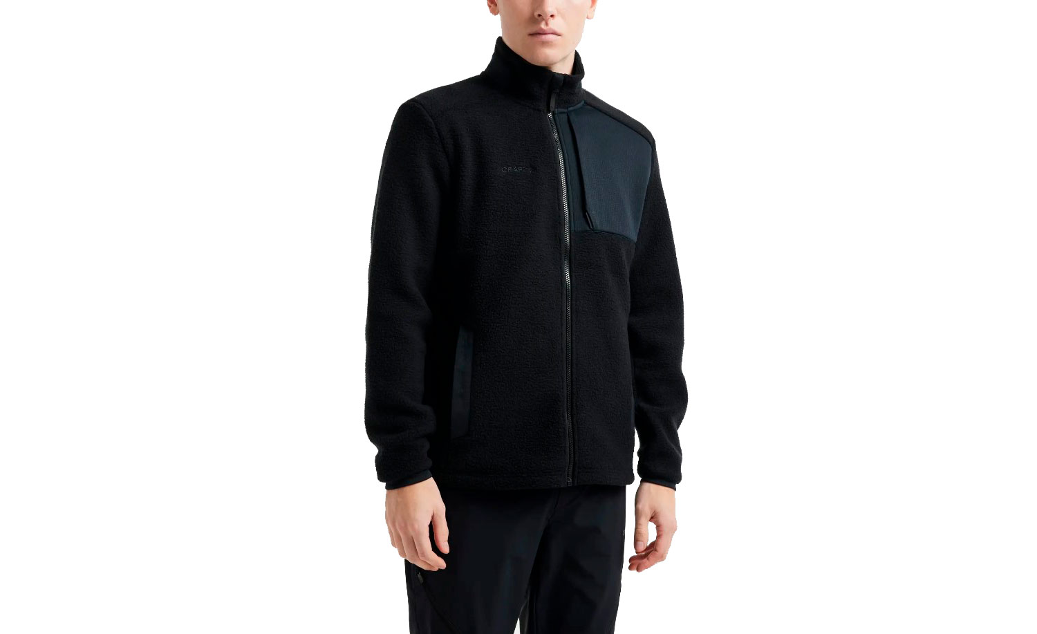 Кофта Craft ADV EXPLORE PILE FLEECE чоловіча, розмір XXL, сезон AW 23, чорний 6