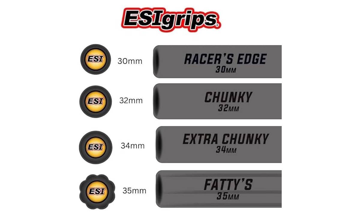 Грипсы ESI Racer's Edge Purple 3