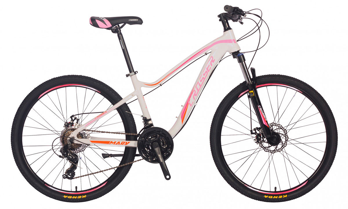 Фотография Велосипед Crosser Mary 27,5 размер S рама 15,5 2021 белый