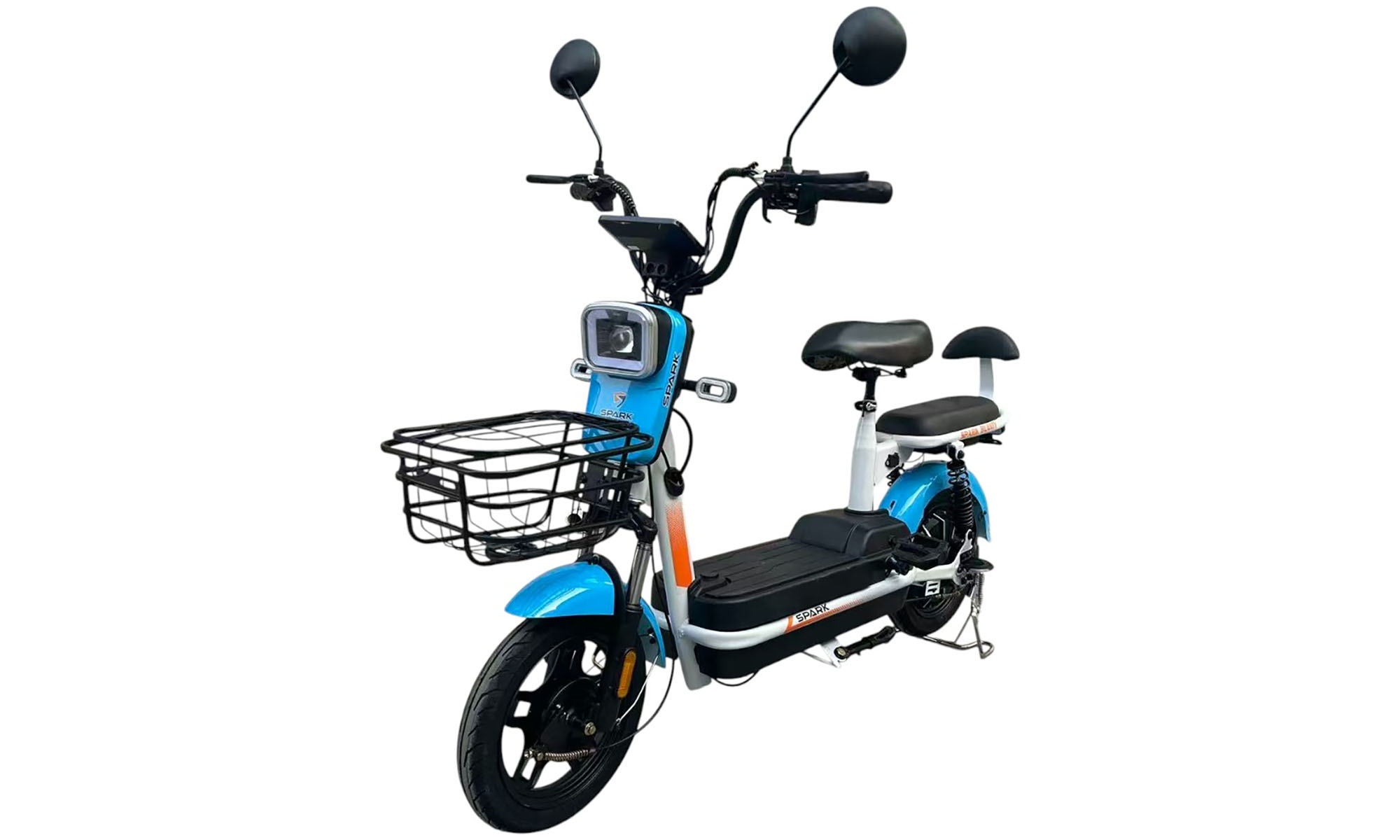 Велосипед с электромотором SPARK BUDDY 14", 48V/500W/12Ah, год 2026, Синий 2