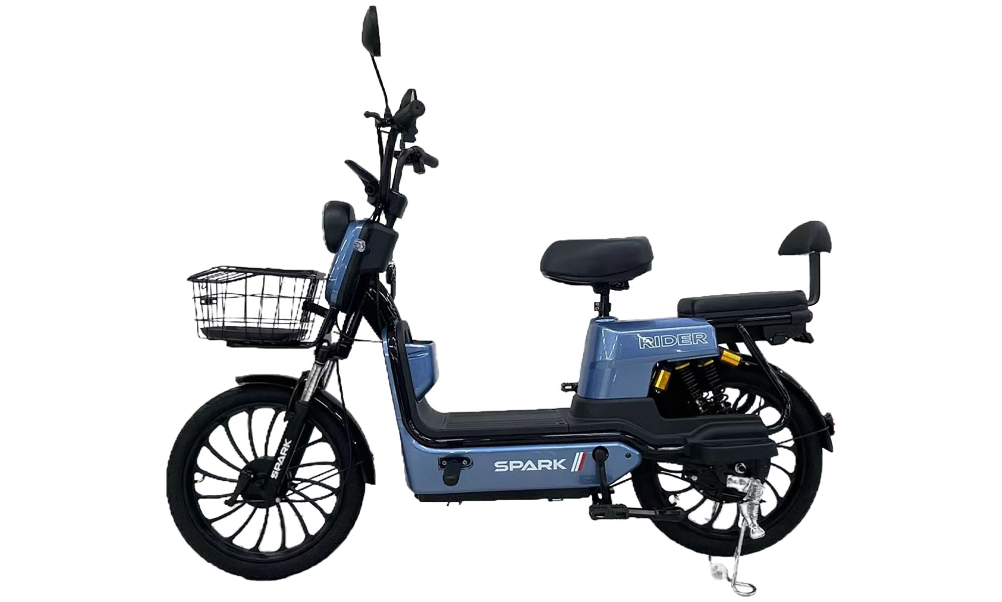 Электровелосипед SPARK RIDER 14" 48V/500W/20Ah, Синий 2