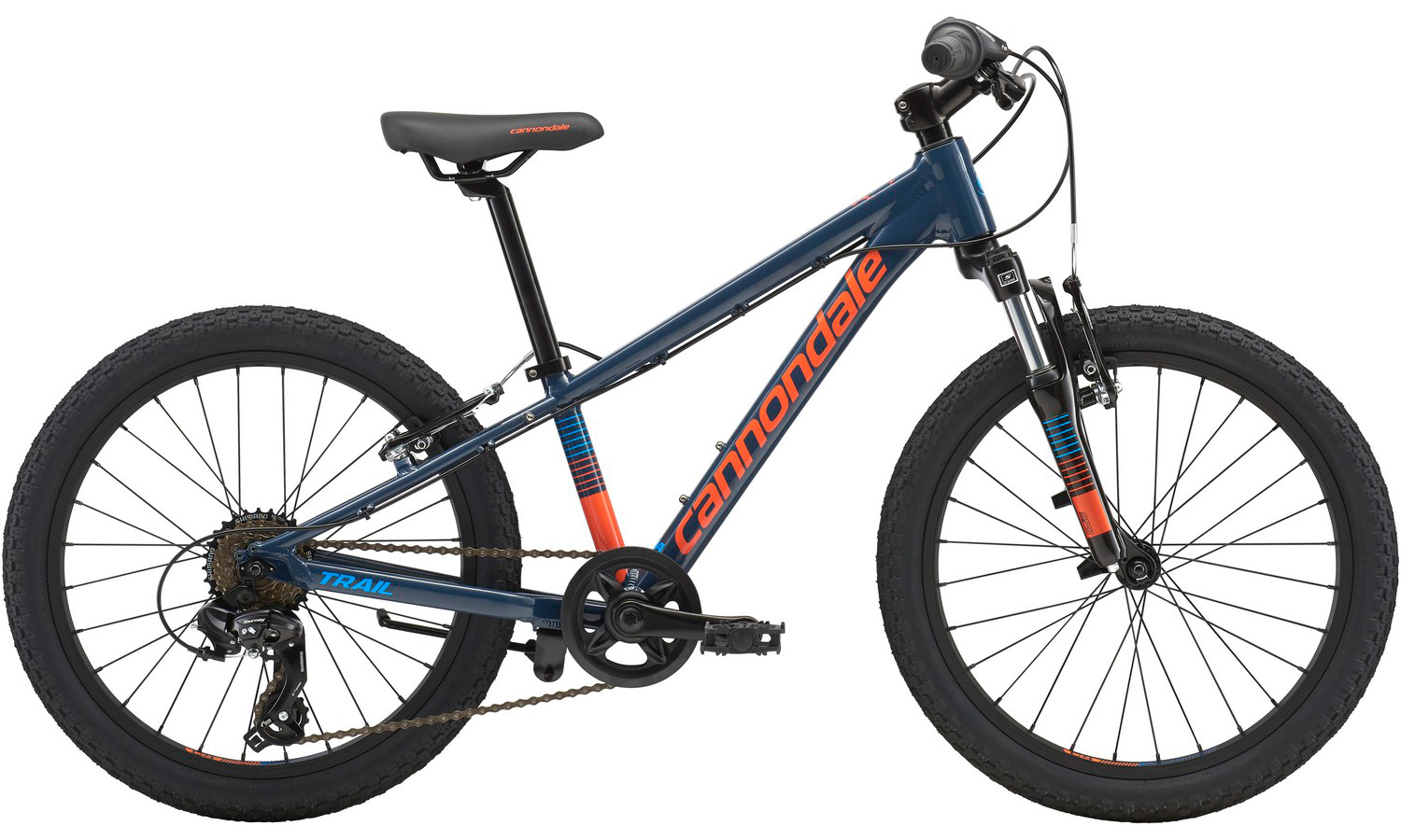 Фотографія Велосипед 20" Cannondale KIDS TRAIL (2019) Синьо-жовтогарячий