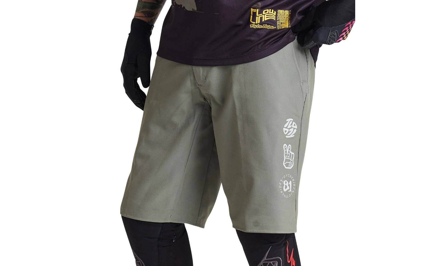 Велошорти TLD FLOWLINE SUPERLYTE SHORT розмір L 36 MONO OLIVE 3