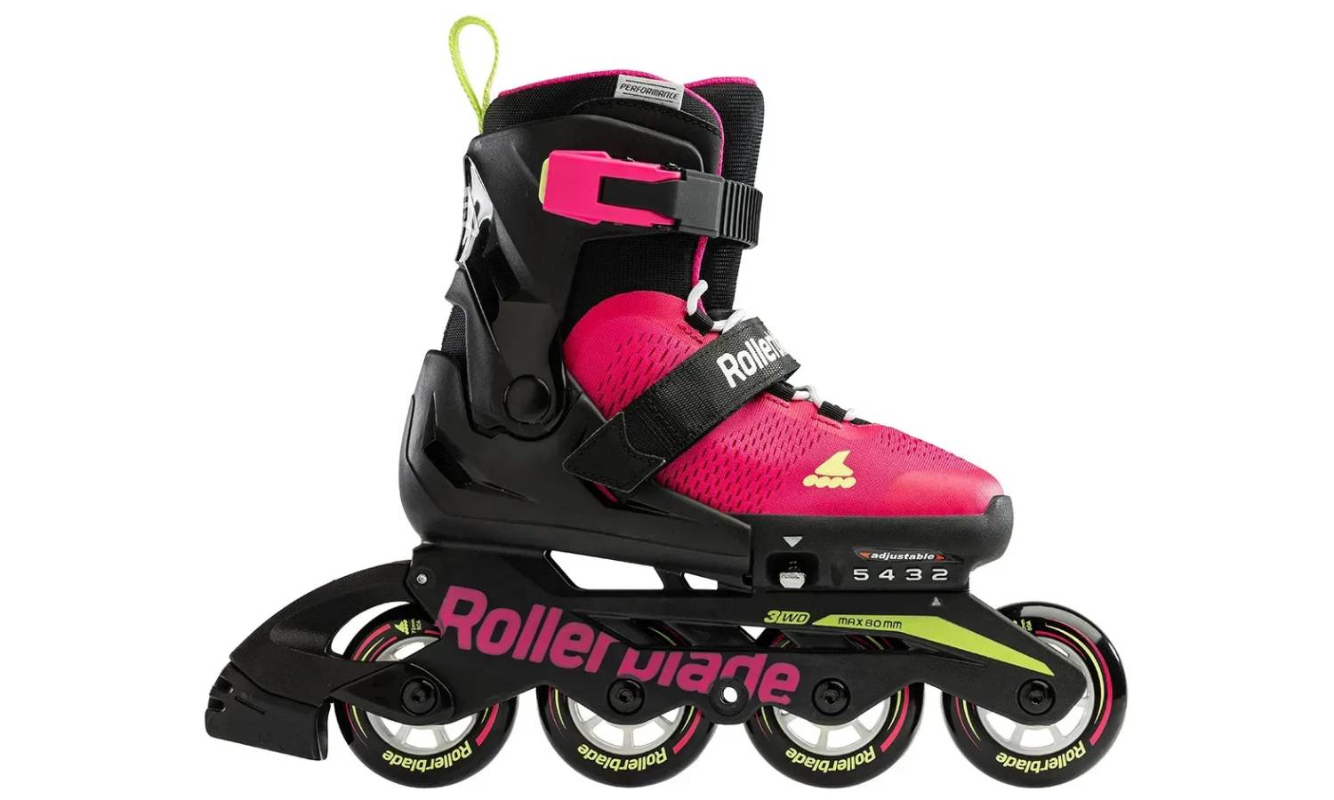 Фотография Ролики Rollerblade Microblade 2024 pink-light green 28-32 6