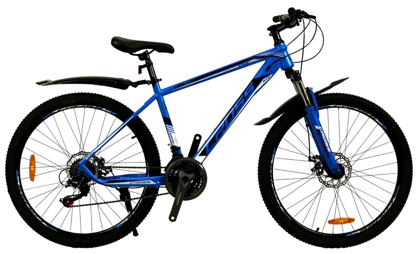 Фотография Велосипед Cross Kron 26" размер М рама 17 2022 Черно-Cиний