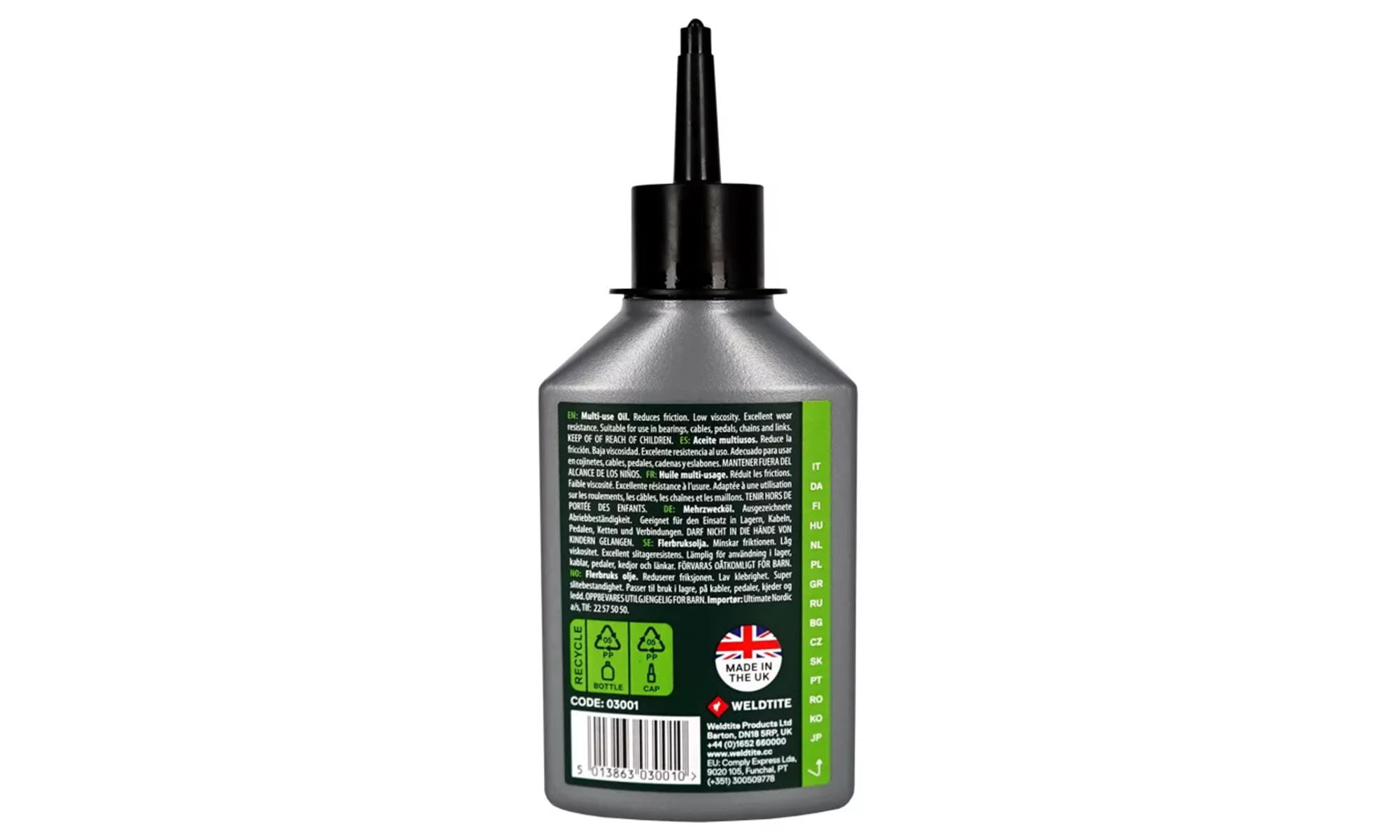 Смазка многоцелевая Weldtite 03001 TF2 Multi-Use Oil, 125мл 3