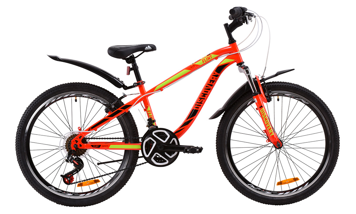 Фотографія Велосипед Discovery 24" FLINT AM Vb-r (2020) 2020 Червоно-чорний