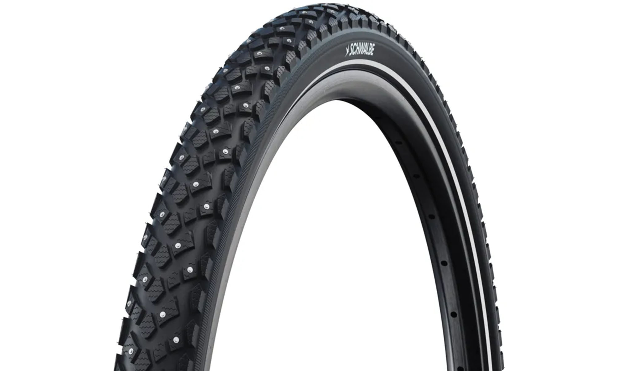 Покрышка Schwalbe MARATHON PLUS SPIKE 28x1.60, 700x40C (42-622), SmartGuard, TwinSkin, B/B+RT, HS396 240 Steel Studs, WiC 67EPI 