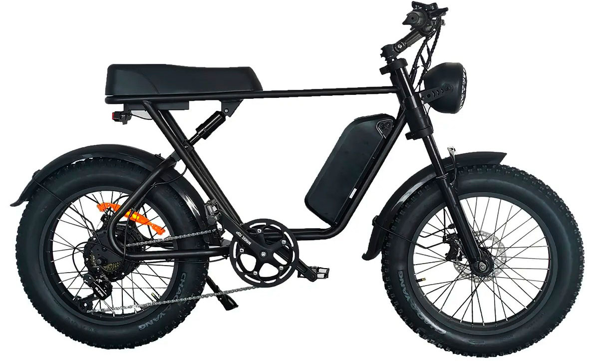 Фотографія Электровелосипед фэтбайк IDPOO Q8 (1000 Вт; 17,5 Ah 48 В) 20х4", черный