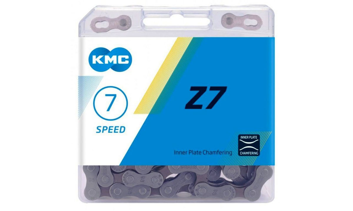 Фотографія Ланцюг KMC Z7 Grey/Brown 6/7 швидкостей 114 ланок коричневий/сірий + замок 2