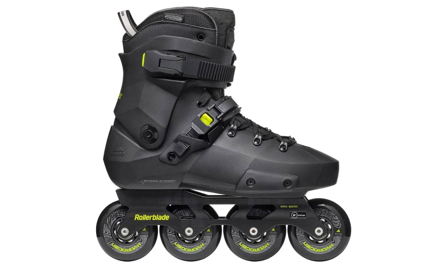 Ролики Rollerblade Twister XT 2023 black-lime 250 6