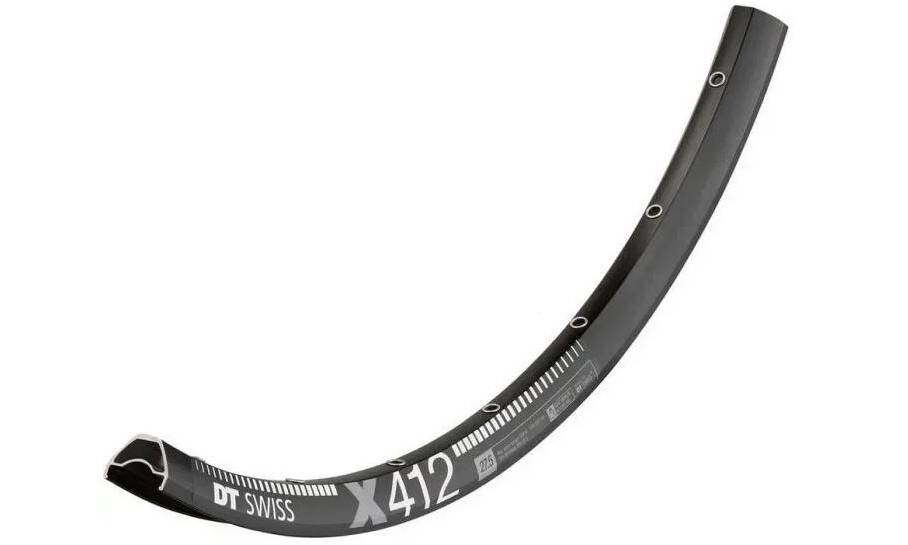 Обод DT Swiss X 412, 27.5", размер 584×22.5 мм, 32 отверстия, ниппель Presta, дисковые тормоза, черный 2