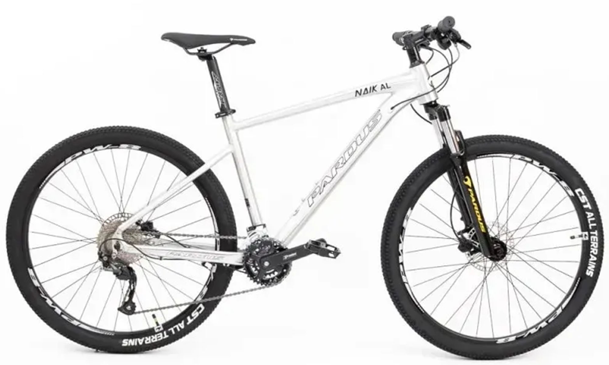 Велосипед PARDUS MTB Naik 27.5", размер M, год 2023, серебристый - P21-NA-M-SR