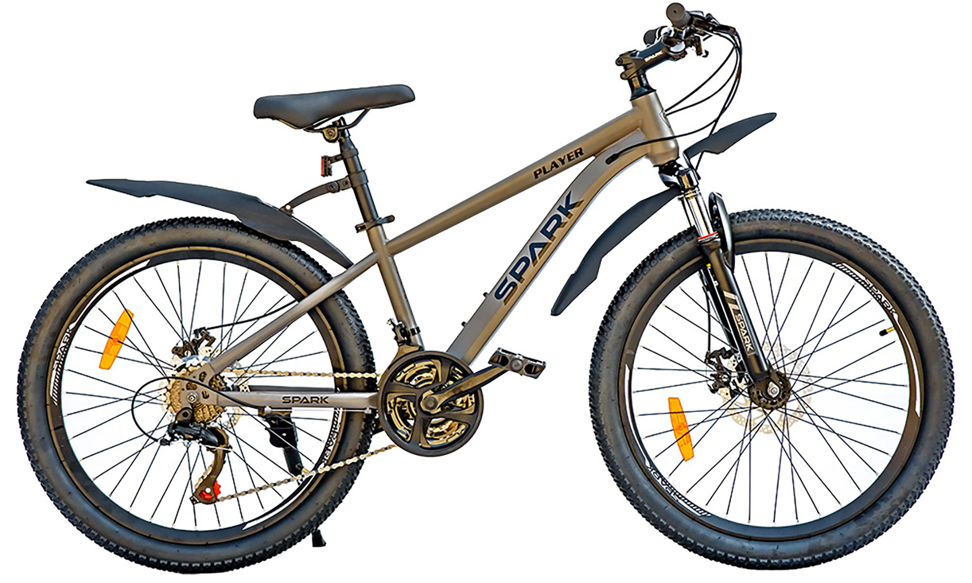 Велосипед SPARK PLAYER 24", размер XS, рама 13", год 2025, коричневый 