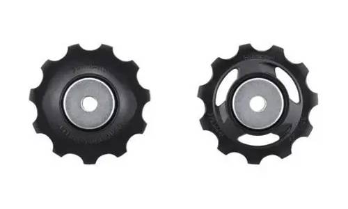 Ролики заднего переключателя Shimano RX400, 11 зубьев, черные (PRC090) 